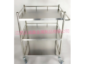 醫(yī)用不銹鋼三層推車(chē)